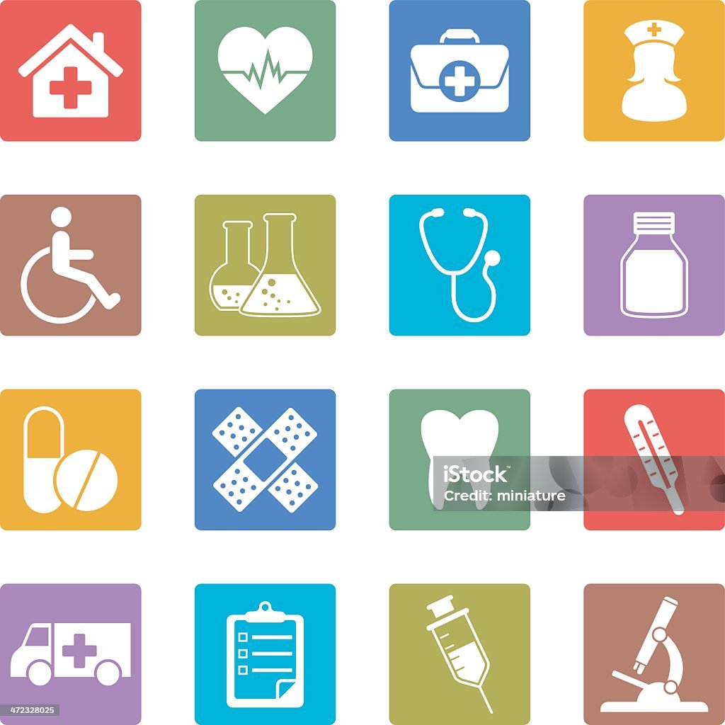 Medical icônes - clipart vectoriel de Ambulance libre de droits