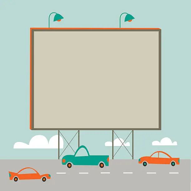 Vector illustration of Vintage Billboard