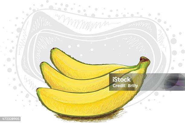 Banana Fresca - Immagini vettoriali stock e altre immagini di Alimentazione sana - Alimentazione sana, Banana - Frutto tropicale, Cibi e bevande