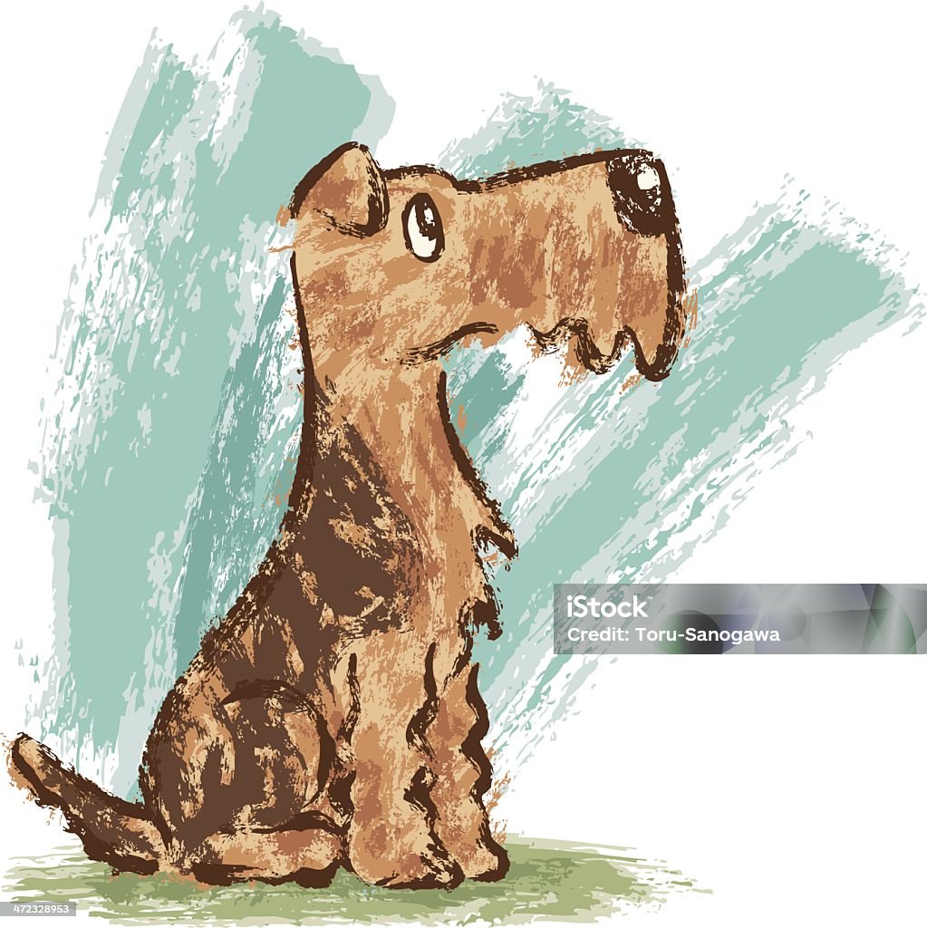 Terrier galés - arte vectorial de Terrier galés libre de derechos