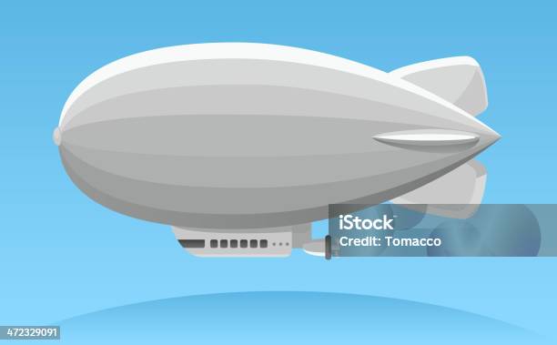 Zeppelin — стоковая векторная графика и другие изображения на тему Дирижабль - Дирижабль, Авиационное крыло, Авиашоу