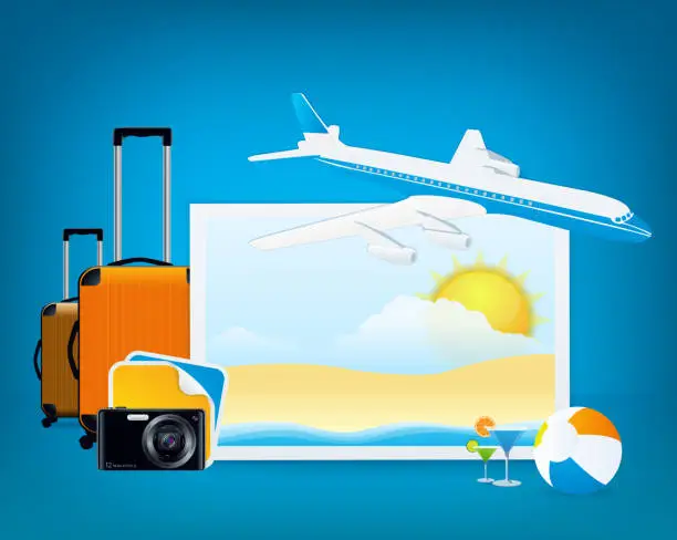 Vector illustration of Travel Background