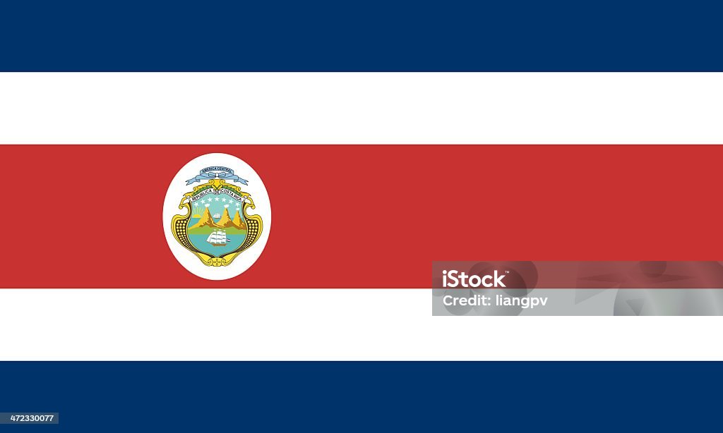 Flag of Costa Rica - Royalty-free Kosta Rika Vector Art