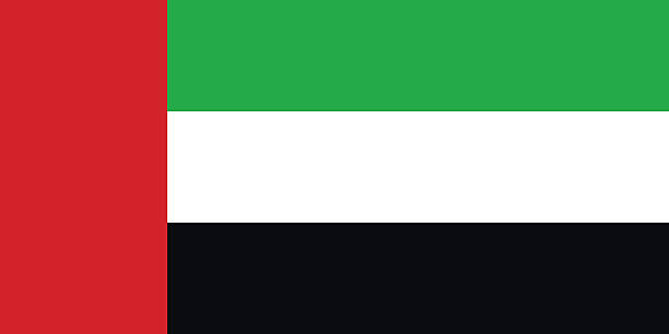 플랙 united arab emirates - united arab emirates flag united arab emirates flag symbol stock illustrations