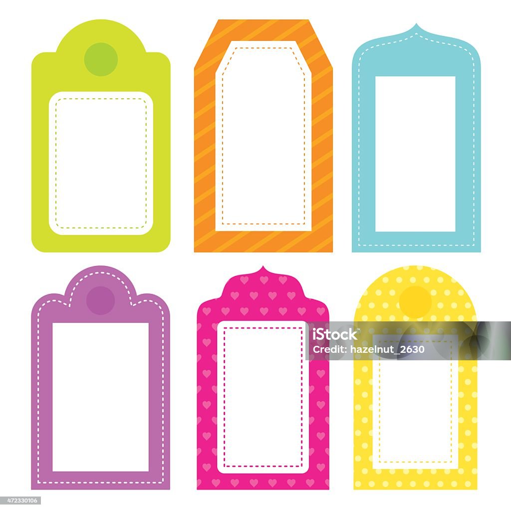 Fancy Tag Pattern Fancy Gift Tag Stock Illustration - Download Image Now - Gift Tag ...