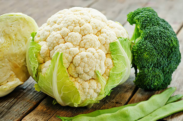 istock cauliflower, cabbage, broccoli and green beans 472330814