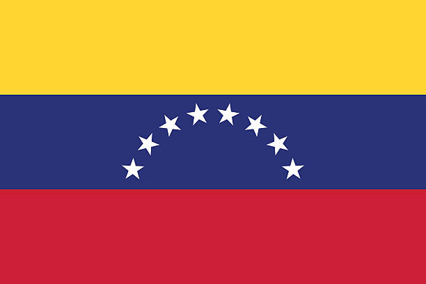 флаг венесуэлы - venezuelan flag stock illustrations