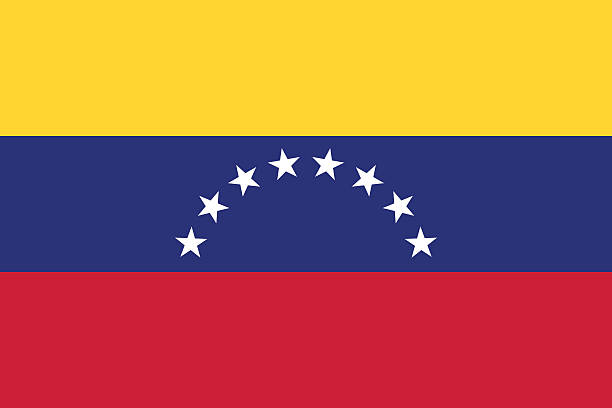 Flag of Venezuela vector art illustration