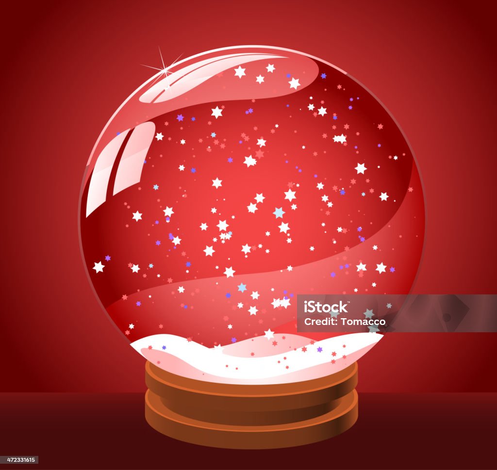 Snow globe Schneeball - Lizenzfrei Schneeball Vektorgrafik