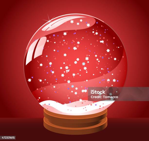 Snow Globe Schneeball Stock Vektor Art und mehr Bilder von Schneeball - Schneeball, Schneekugel, Glas