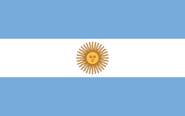 Flag of Argentina Proportion 5:8, Flag of Argentina argentina stock illustrations
