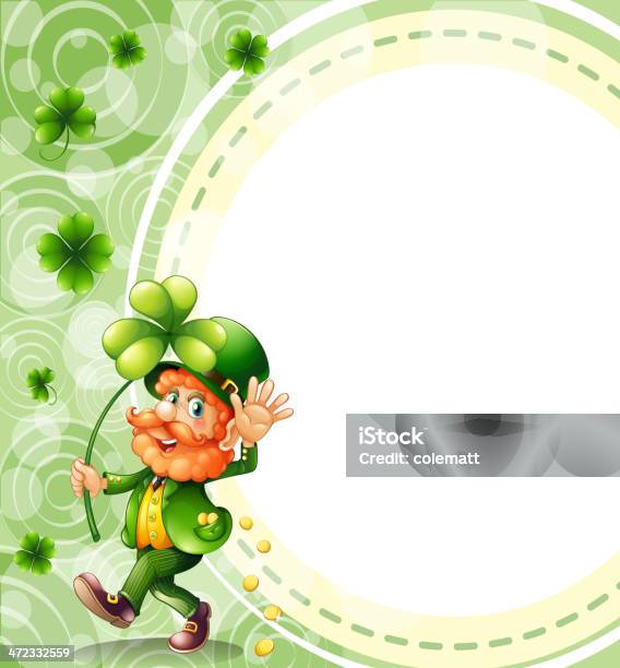 Man Holding A Plant With Coins In His Pocket Stock Illustration - Download Image Now - St. Patrick's Day, Senior Adult, Adult
