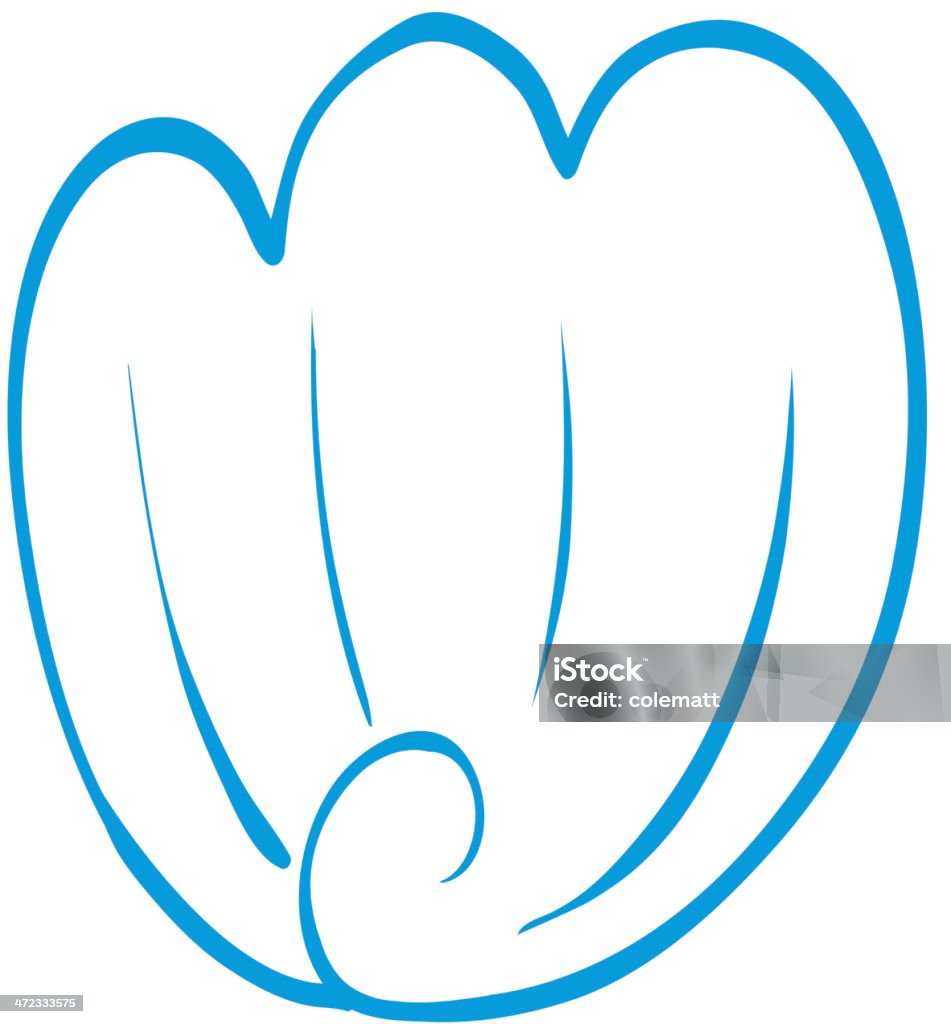 Shell Background Outline Shell Stock Illustration - Download Image Now - Animal, Animal Shell ...