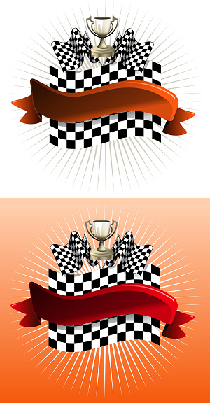 drawing of vector motorized sport ribbon.This file was recorded with adobe illustrator cs4 transparent.EPS 10 format.