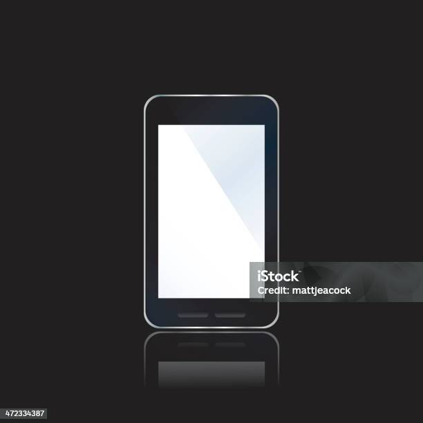 Vector Mobile Phone Stock Illustration - Download Image Now - Arts Culture and Entertainment, Blank, Communication