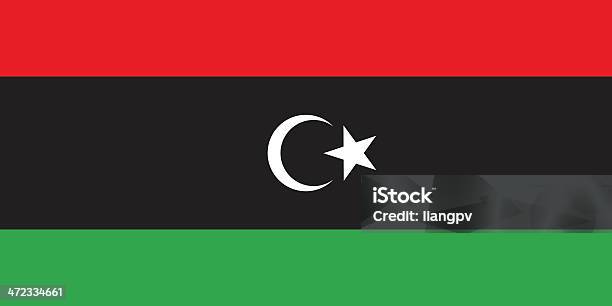 国旗のリビア - リビア - 北アフリカのベクターアート素材や画像を多数ご用意 - リビア - 北アフリカ, リビア国旗, 旗