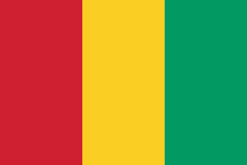 Proportion 2:3, Flag of Guinea