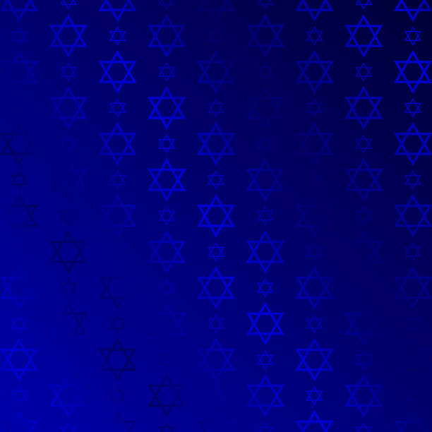 blue texture with stars of david blue texture with stars of david (Vector illustration Eps 10 +transparency effects used) background of star of david wallpaper stock illustrations