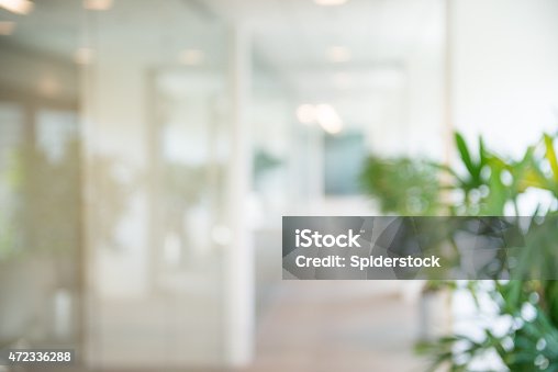 istock Out of focus Office Open Corridor Background 472336288