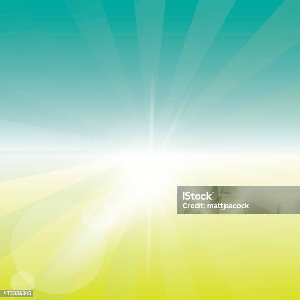 Bright Sunlight Stock Illustration - Download Image Now - Backgrounds, Blue, Bright