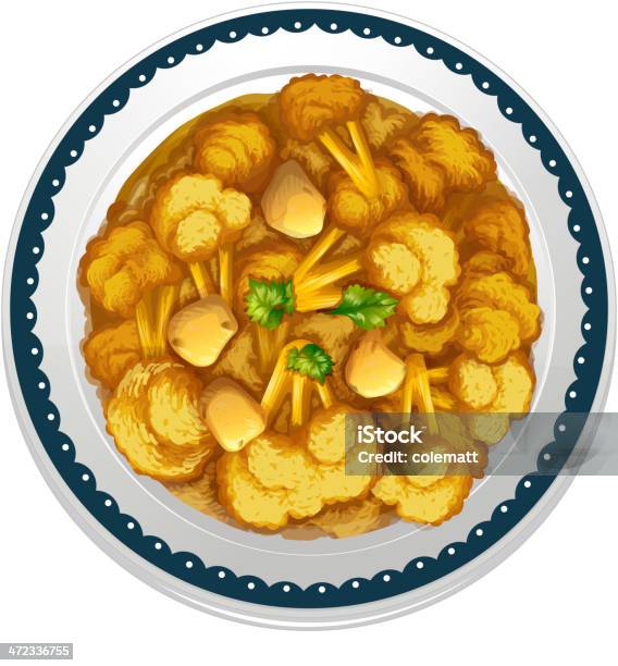 Curry Vegetariane - Immagini vettoriali stock e altre immagini di Alimentazione sana - Alimentazione sana, Cena, Cerchio