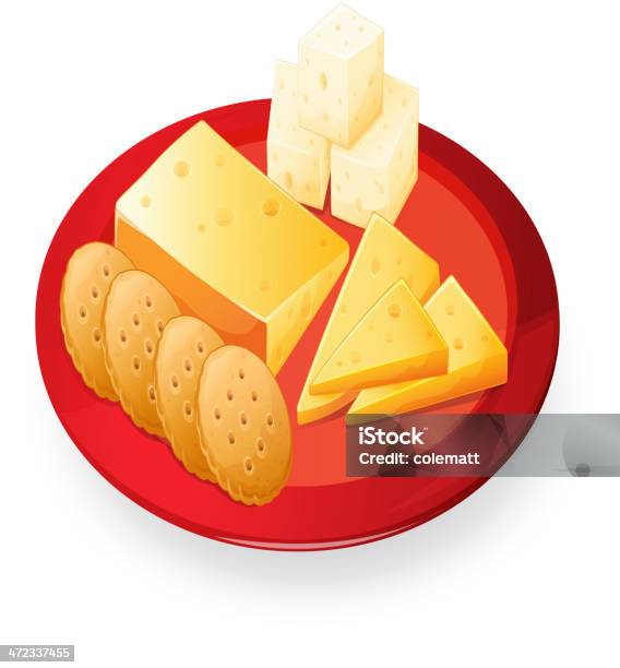 Сыр Печенье В Чашку — стоковая векторная графика и другие изображения на тему Крекер - Крекер, Сыр, Apatite
