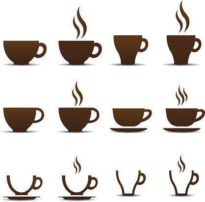 Coffee cup vector. This image is a vector illustration