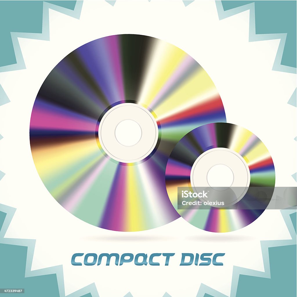 Compact Discs - Royalty-free Arte, Cultura e Espetáculo arte vetorial