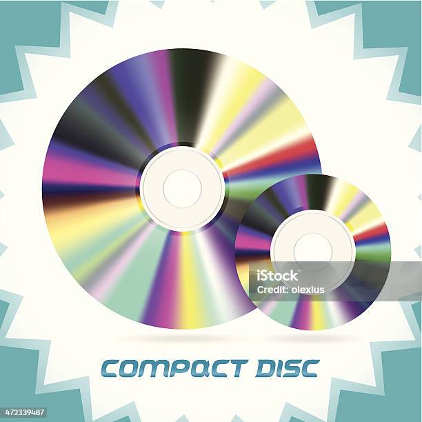 Compact Discs - Arte vetorial de stock e mais imagens de Arte, Cultura e Espetáculo - Arte, Cultura e Espetáculo, Byte, CD