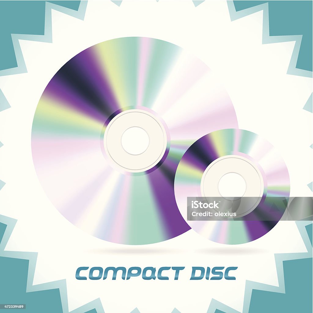 Disques compacts - clipart vectoriel de Arts Culture et Spectacles libre de droits