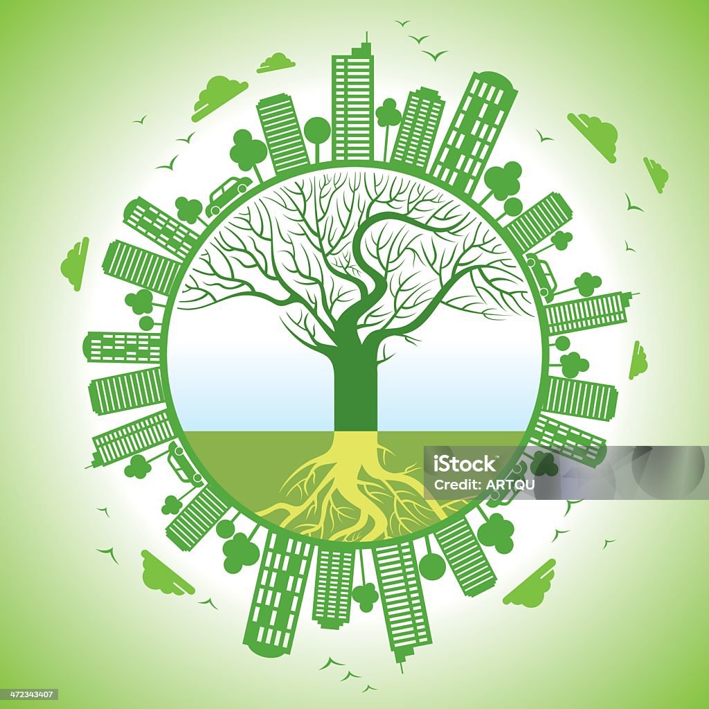 concept écologique - clipart vectoriel de Affaires Finance et Industrie libre de droits