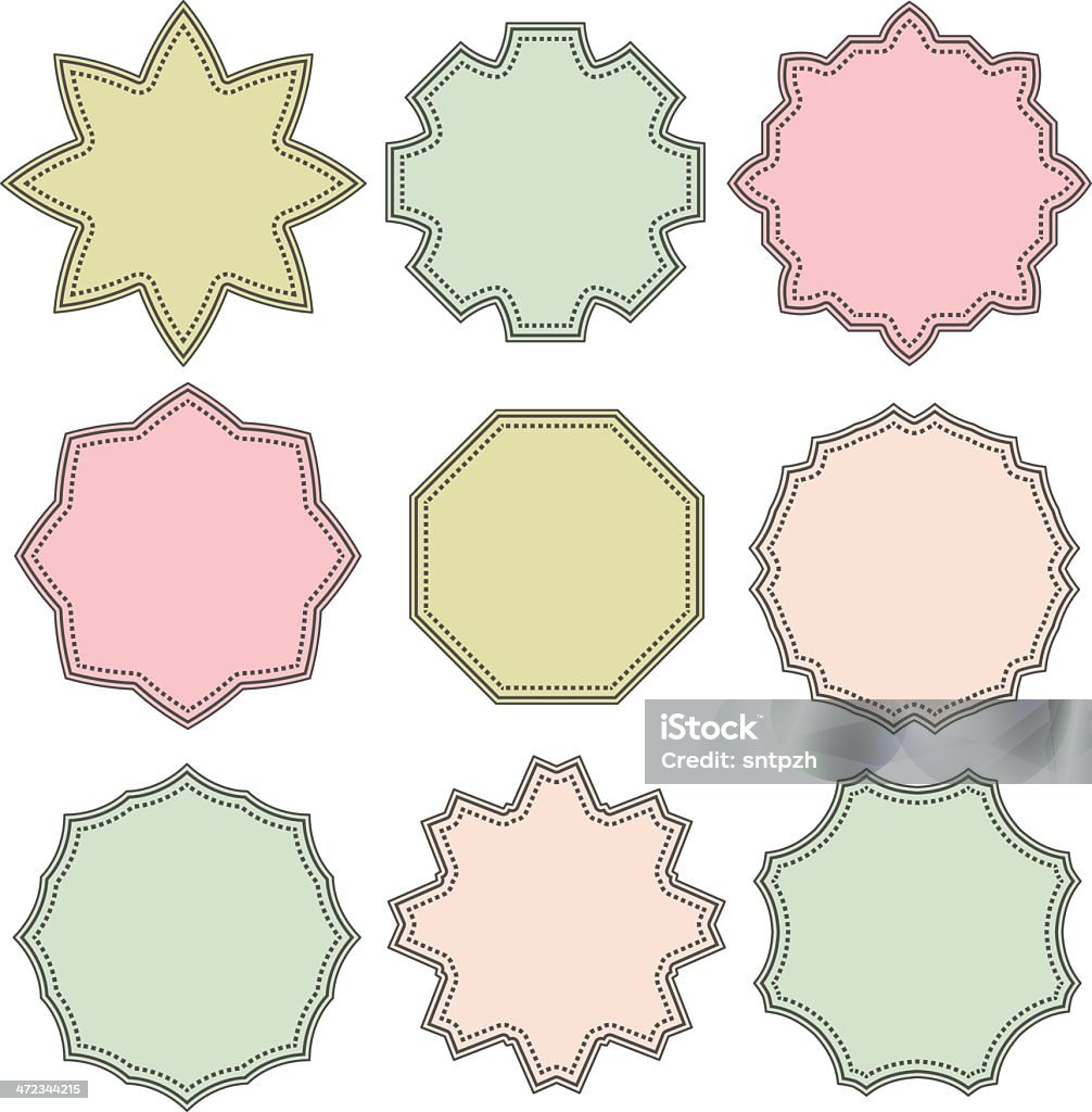 Vintage vector frames set with text place Antique stock vector