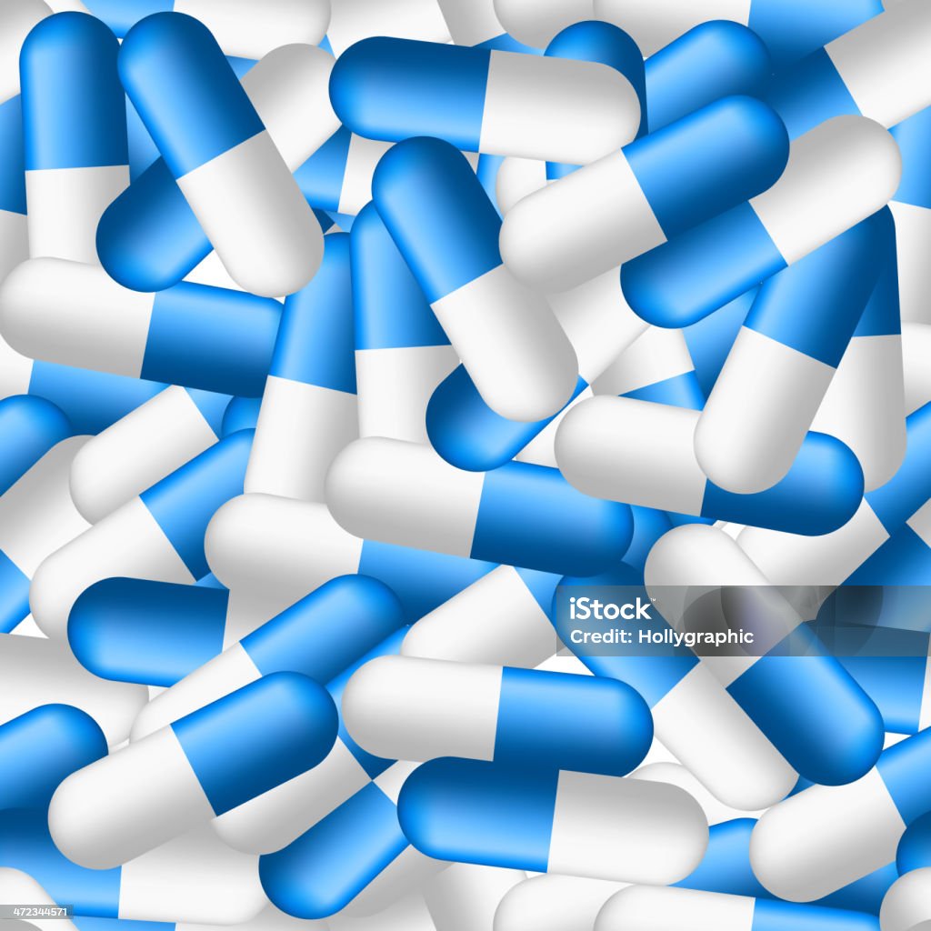 薬シームレスなパターン - アスピリンのロイヤリティフリーベクトルアート