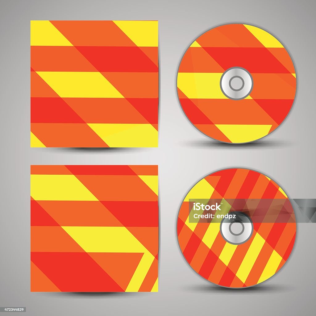 Conjunto de cubiertas de cd de Vector para su diseño - arte vectorial de Abstracto libre de derechos