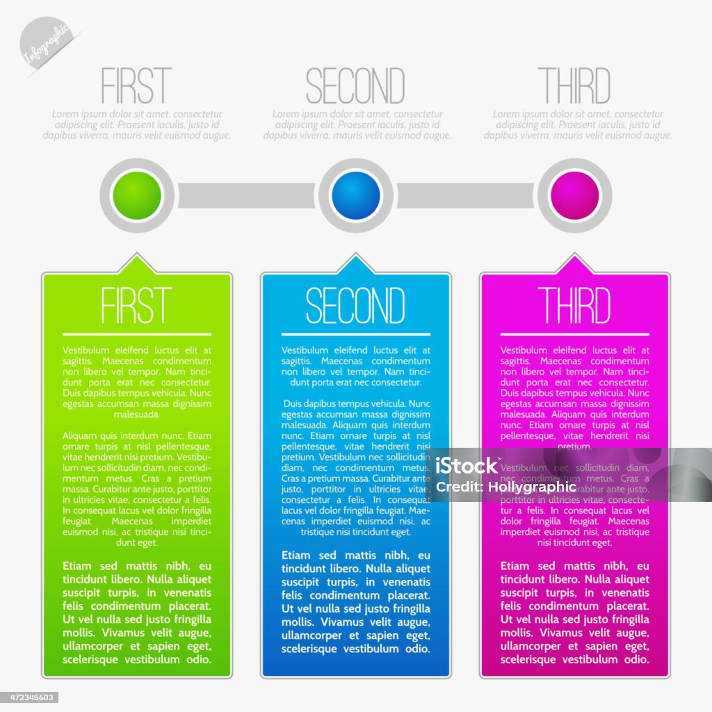 Fortschritt Infografiken - Lizenzfrei Computergrafiken Vektorgrafik