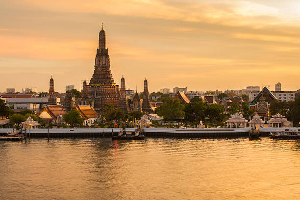 istock Wat Arun Buddhist religious places in twilight time 472345940