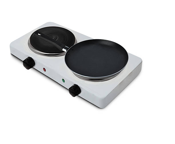istock Electric stainless steel stove 472346064
