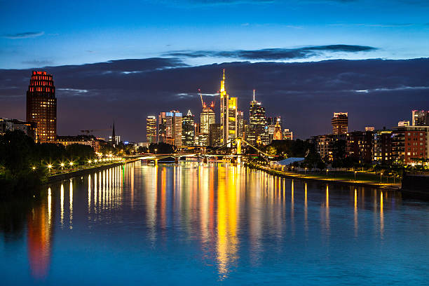 istock Frankfurt am Main skyline at dusk, Hessen, Germany 472347848