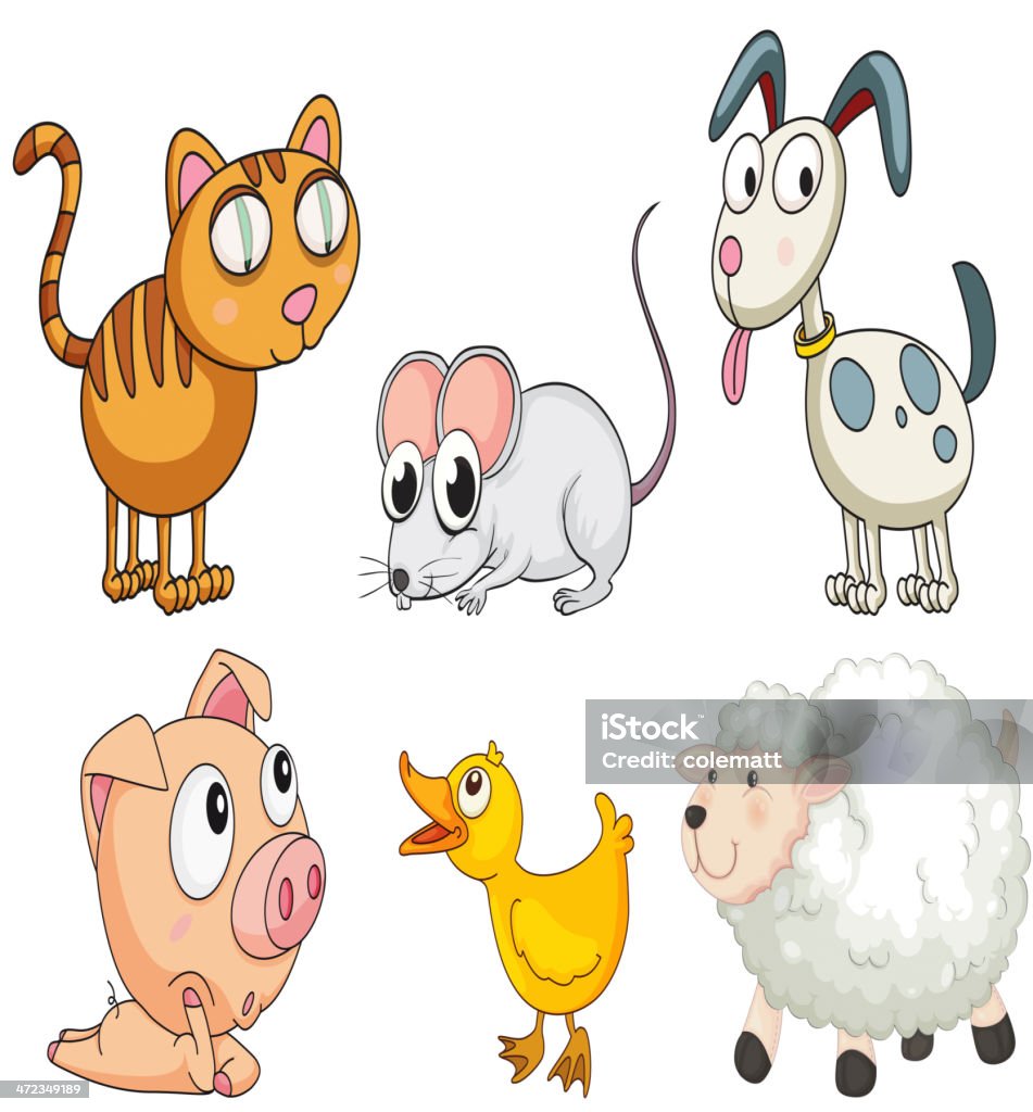 Six Different Kinds Of Animals Stock Illustration - Download Image Now -  Animal, Bipedalism, Bird - iStock