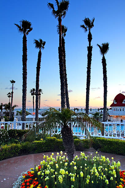 das hotel del coronado, san diego, usa - hotel del coronado stock-fotos und bilder