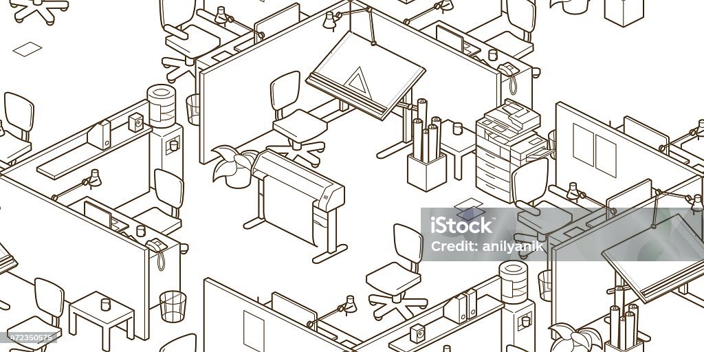office - Grafika wektorowa royalty-free (Biuro)
