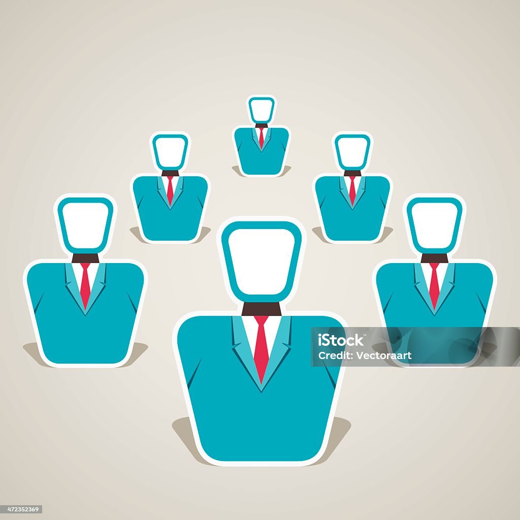 concept de leadership - clipart vectoriel de Abstrait libre de droits