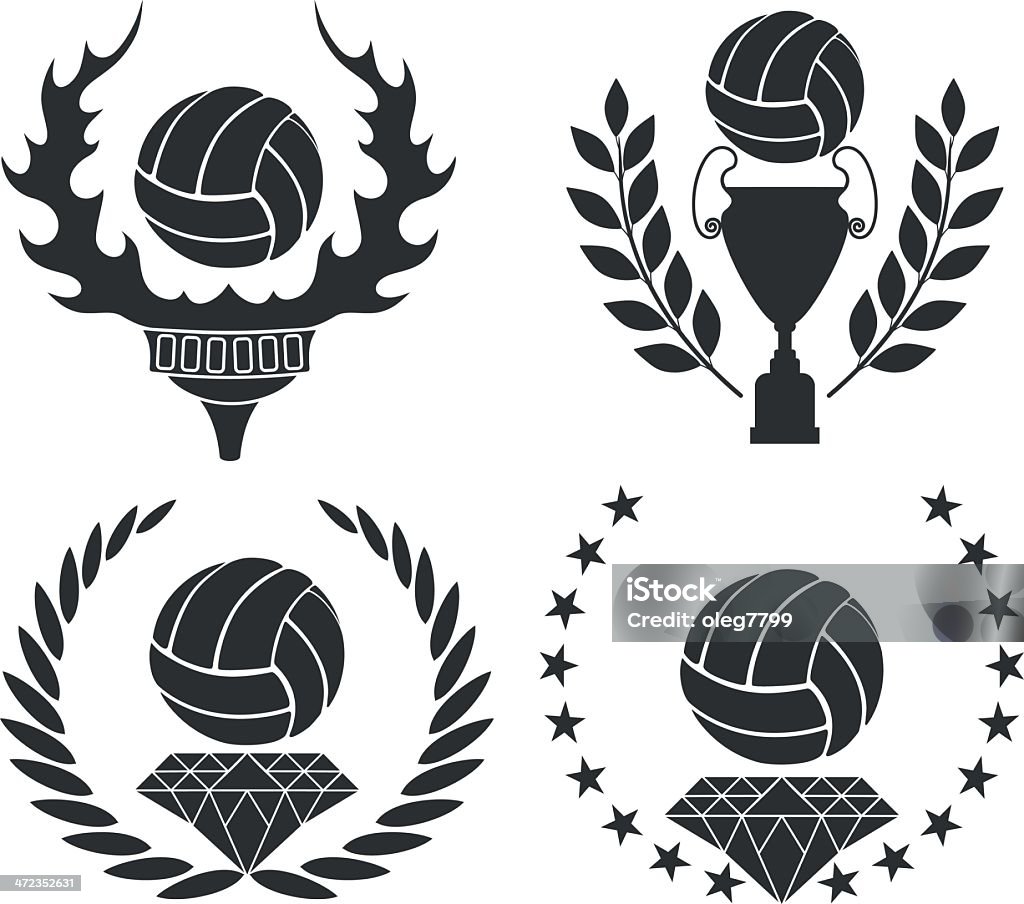 Voleibol - Royalty-free Bola arte vetorial