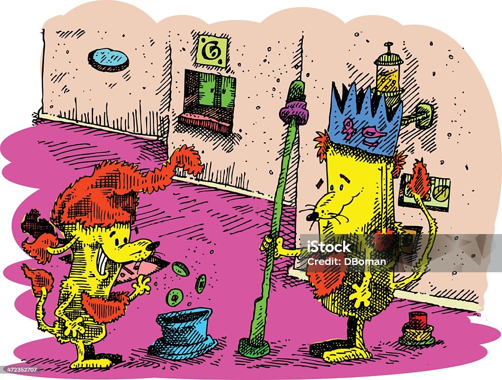 Coins In the Fountain It's good luck to toss a few coins in the fountain. Animal stock vector Coins In the Fountain It's good luck to toss a few coins in the fountain. Animal stock vector