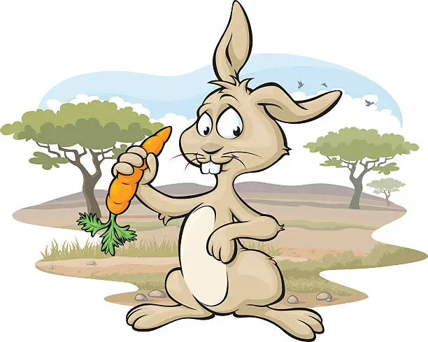 Vector illustration of Rabbit Reserve
