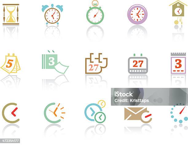 Ilustración de Simplecolor Tiempo y más Vectores Libres de Derechos de Calendario - Calendario, Colores, Contraluz