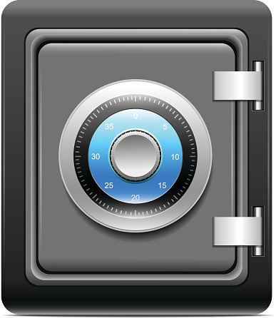 Metal safe, This file is EPS10 vector and it includes transparency effects.