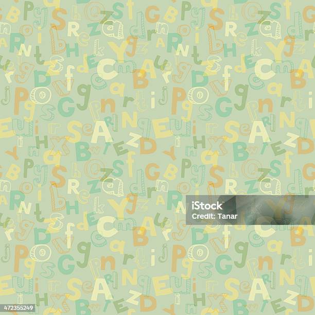 Typographic Patterns Using Letters Seamless Retro Typographic Pattern With Doodle Letters Stock ...