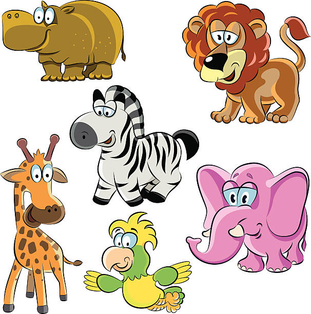 Drawing Of A Cute Wild Safari Animal Set Illustrations, Royalty-Free Vector Graphics & Clip Art - iStock Drawing Of A Cute Wild Safari Animal Set Illustrations, Royalty-Free Vector Graphics & Clip Art - iStock
