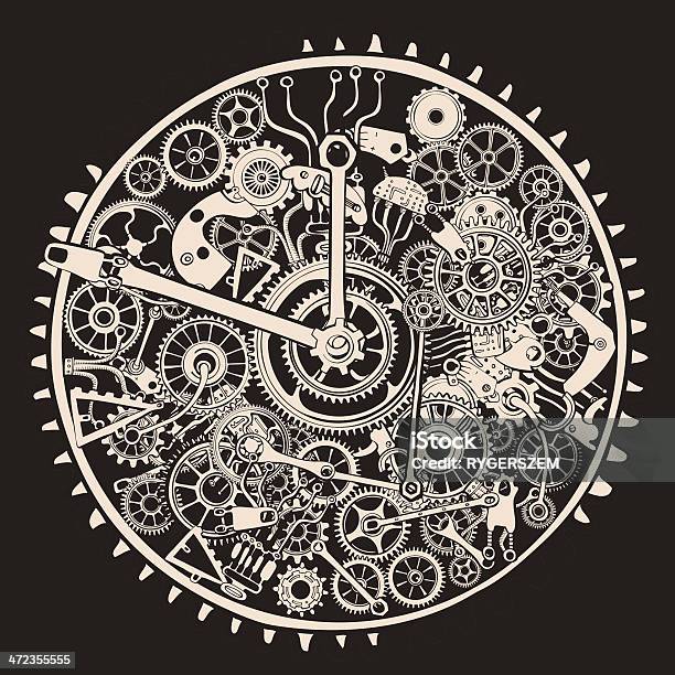 Ilustración de Ilustración De Cogs Y Engranajes De Reloj y más Vectores Libres de Derechos de Reloj - Reloj, Pieza de máquina, Reloj de bolsillo